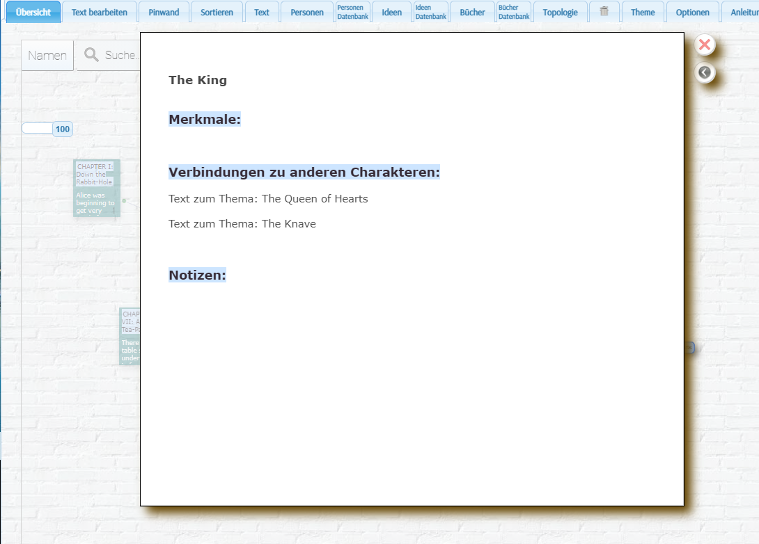 Einträge in der Personendatenbank zu dieser Person