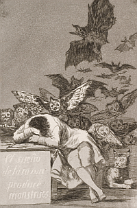 Francisco de Goya, Schlaf der Vernunft